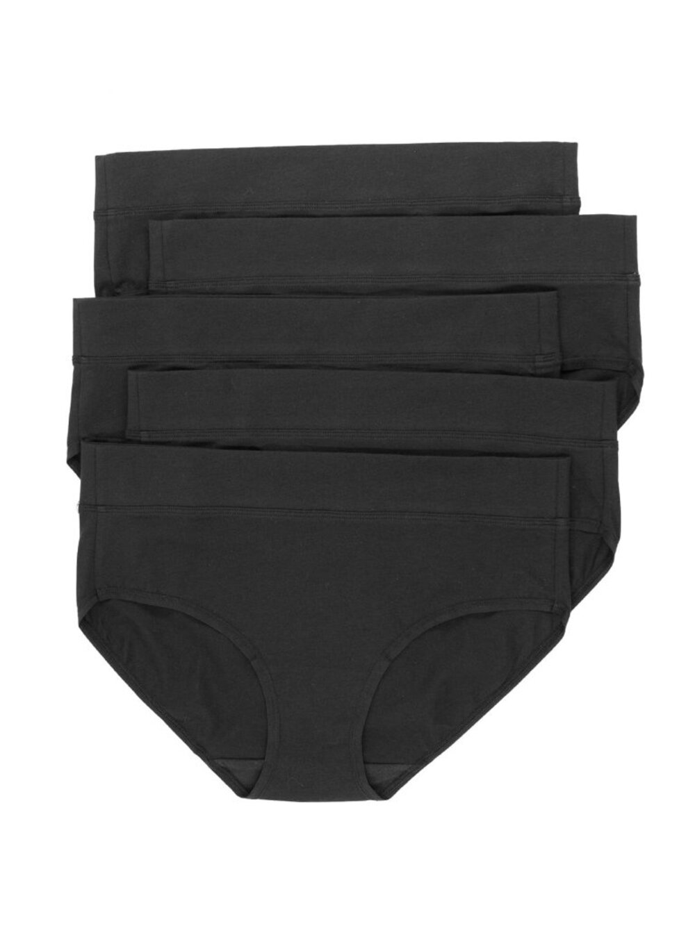 Felina Pima Cotton Stretch Hipster 5-Pack Size MediumBlack / Medium